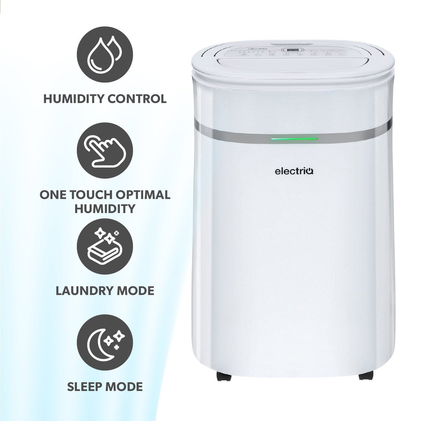 electriQ 20L Quiet Anti Bacterial Laundry Dehumidifier